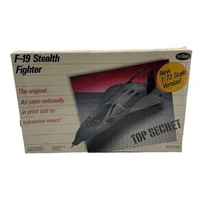NEW NIP TESTORS F-19 Stealth Fighter 1/72 Scale Version 575 ITALERI Sealed 1987